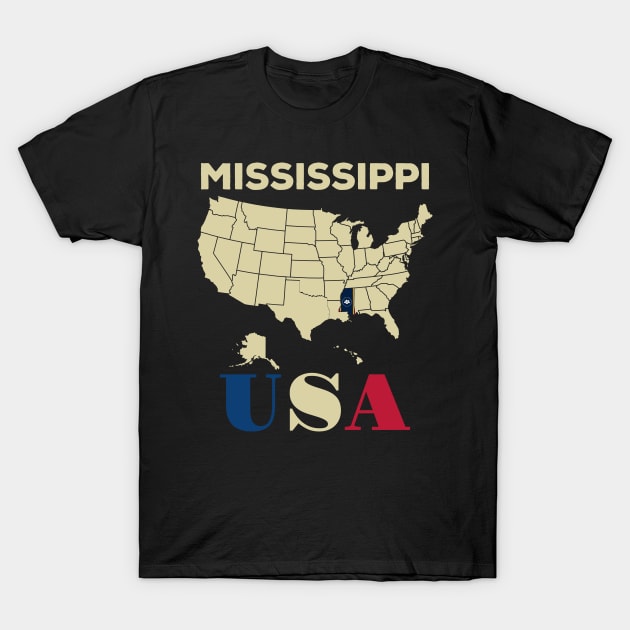 Mississippi T-Shirt by Cuteepi